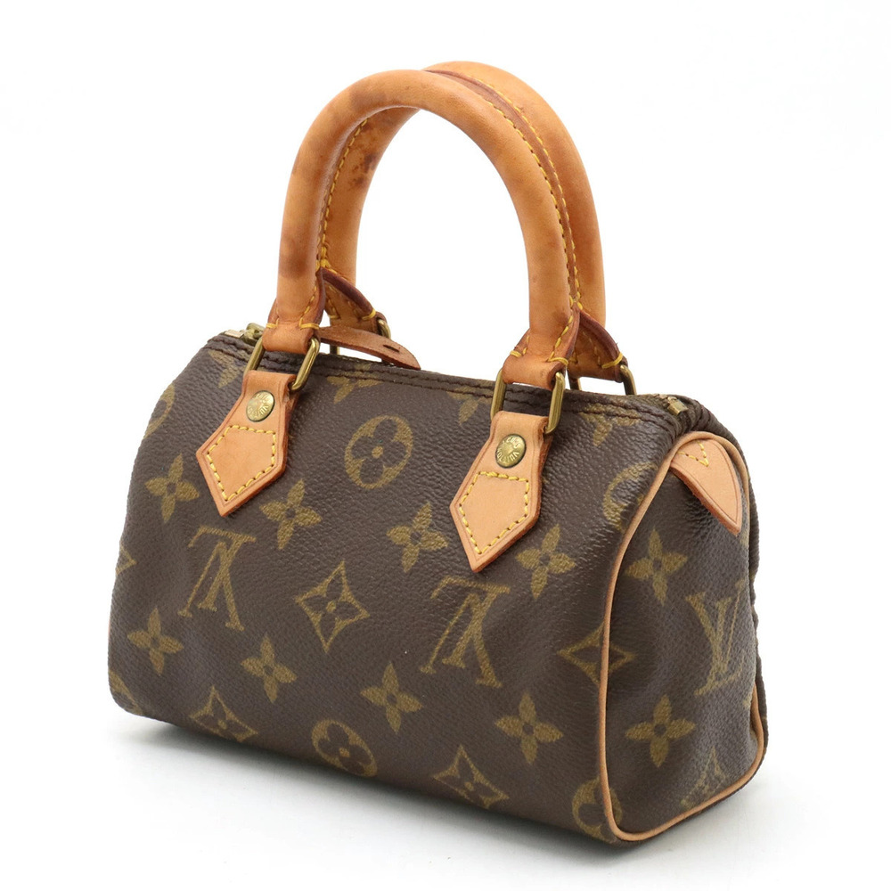Louis Vuitton Handbag Accessory Case Clutch Pouch Speedy Monogram Brown
